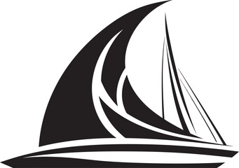Lil Liner Minimal Boat Vector Logo Micro Maritime Minimalist Boat Icon Design