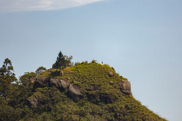 Daytime views of Little Adam’s Peak in Ella, Badulla District of Uva Province, Sri Lanka