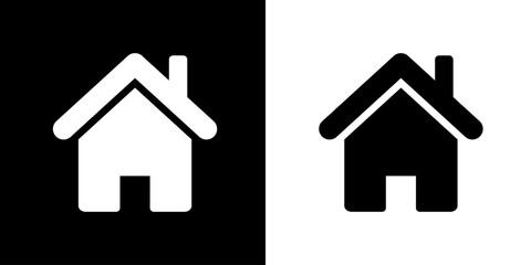 Home icon. Business icon. Tool icon. CEO icon. Black icon. Black line icon. Silhouette.