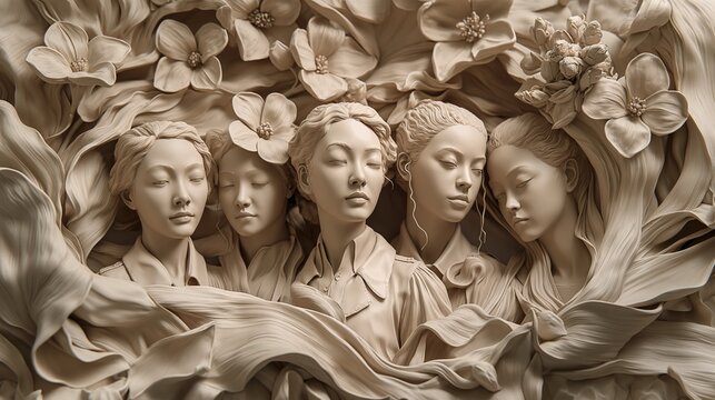 "Resilience in Bloom: A Tribute to Women's Day"
