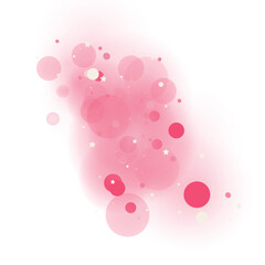 Pink Bokeh light effect 