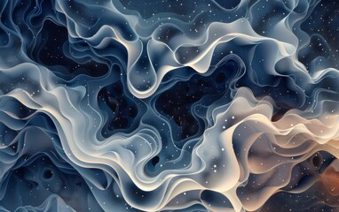 Obraz premium Generative Art for a tech company, showcasing the beauty of algorithmically created patterns