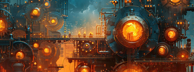 steam, punk, background, gears, industrial, retro, Victorian, machinery, cogs, vintage, steam-powered, brass, clockwork, dystopian, mechanical, gears, pipes, copper, machine, industrialized, technolog