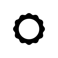 Badge icon vector isolated on white background. Awards icon. Achieve. Stamp