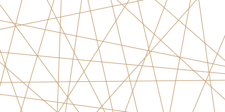 Abstract luxury gold geometric random chaotic lines.