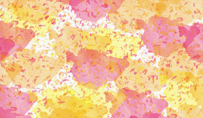 textura de  acuarela abstracta variopinto,  rosa, rojo, amarillo, fondo primavera, estacional, grunge, húmeda, mezclada, manchas, salpicaduras, creativo, artístico,  con espacio, web, redes, 