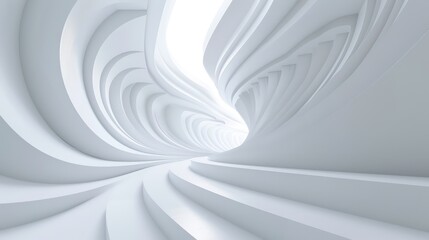 symmetrical abstract white lines background