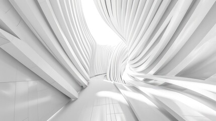 abstract white lines background innovation