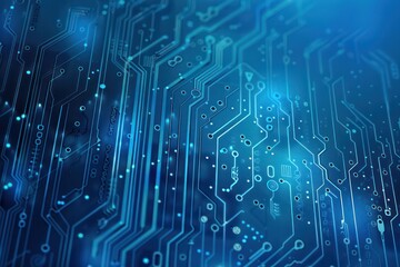 blue circuit boards design image background 