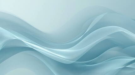 Fototapeta premium digital illustration background, modern abstract waves, light blue colors, low opacity