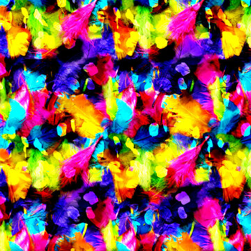 Fabric print pattern.Multicolored background. Colorful pattern. Creative graphic design for poster, brochure, flyer and card. Unique wallpaper. Backdrop for web, fabric and scrapbook cover. © Serkan