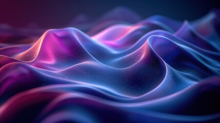 Obraz premium abstract blurred background, dark colors, waves organic shapes and curved lines