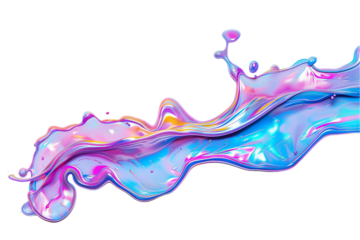 Abstract blue waves in swirling motion with a smooth, liquid texture