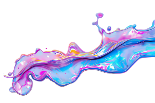 Abstract blue waves in swirling motion with a smooth, liquid texture