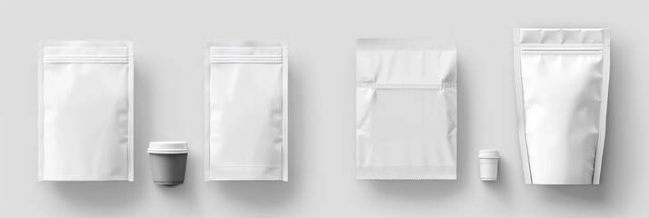 packaging mockups, white background