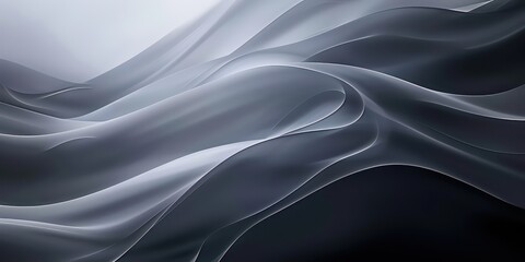 wave gradient backdrop background, grayscale colors, flow, contrast 