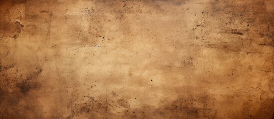 A closeup of an old hardwood flooring in shades of brown, amber, and beige. The rectangle pattern...
