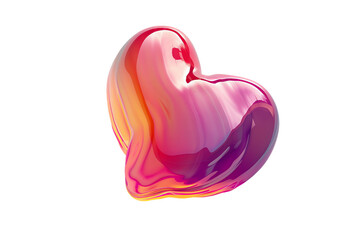 Isolated heart shape for decoration