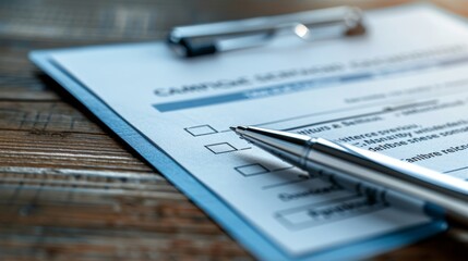 A closeup shot of a completed social security and disability claim form with a signature and date at the bottom.