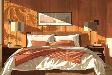 stockernumber2 stockernumber2 227.70k assets Bedroom interior decoration illustration concept