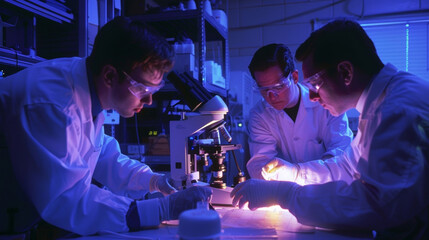 In a sterile laboratory setting a group of scientists huddle around a microscope carefully examining a small piece of metal. is no ordinary metal it is a shape memory