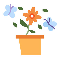 
flower plant illustration