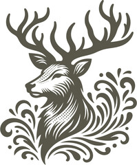 Fototapeta premium deer vector