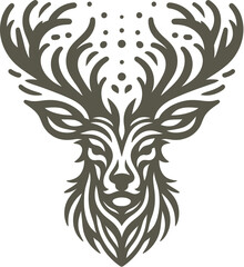 illustration of a deer  vector