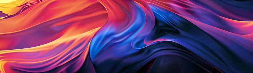 Obraz premium Minimalist Abstract Digital Art Website Header