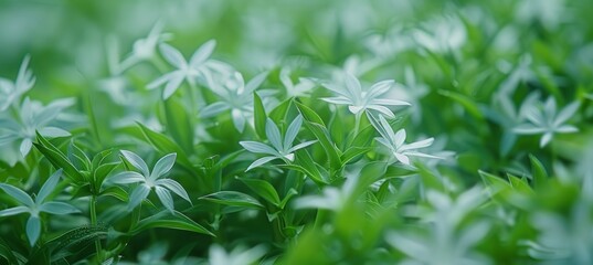 Fototapeta premium Dreamy spring plantation tranquil soft focus abstract composition for branding and art projects