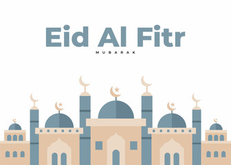 Obraz premium Eid al fitr mubarak