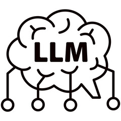 カラフルなLLMのアイコン