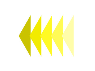 連続する黄色の矢印