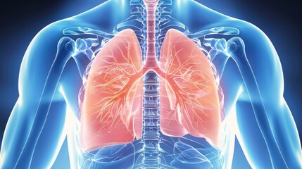 Respiratory infections  pneumonia, bronchitis, tuberculosis   lung   respiratory system diseases - obrazy, fototapety, plakaty