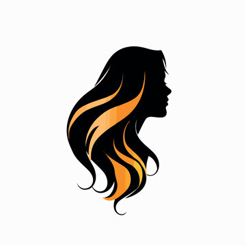 Silhouette of woman in cartoon, doodle style. Image for t-shirt, web, mobile apps and ui. Isolated 2d vector illustration in logo, icon, sketch style, Eps 10. AI Generative