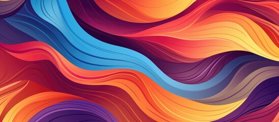 Obraz premium Seamless Abstract Colorful Pattern