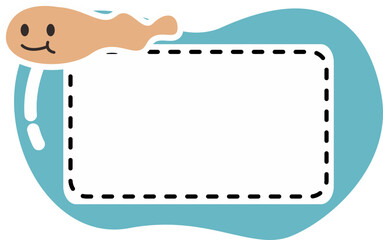 Cute Nametag Illustration