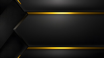 Black background with yellow light lines and a carbon fiber pattern