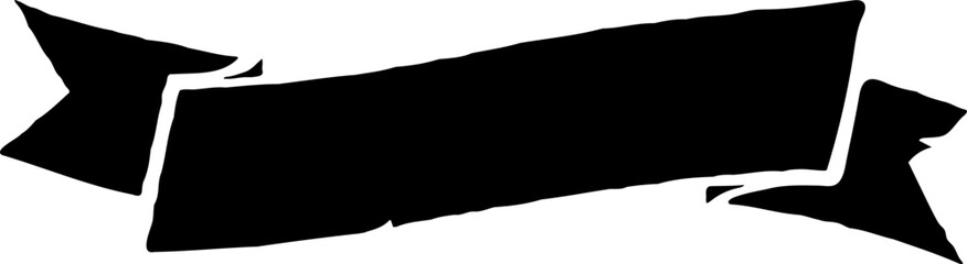 Old school Vintage Ribbon Flag Banner