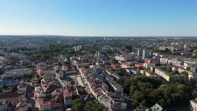 Beautiful Panorama Rzeszow Aerial View Poland