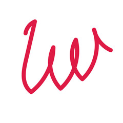 Colourful Squiggly Vector Line