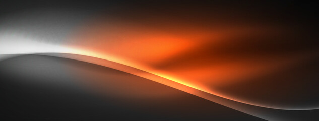 Lines and waves with neon light effect background for wallpaper, business card, cover, poster, banner, brochure, header, website