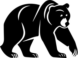 Obraz premium Bear Black Bear Clipart illustration