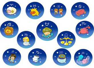 かわいい１３星座セット