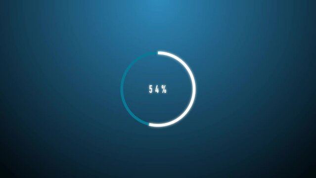 Abstract new fast loading bar icon animation.