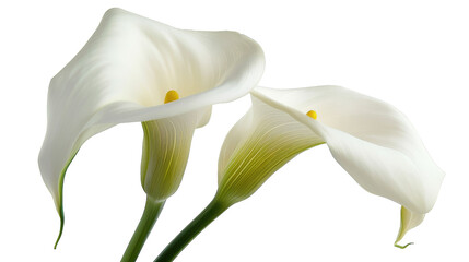 Calla Lily on Transparent Background