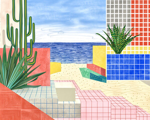 Coastal Contrasts, Bauhaus Beach