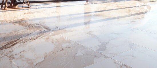 Polished Marble Texture with Natural Italian Stone Pattern on Ceramic Tiles