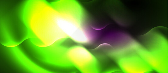 Obraz premium Shiny color neon glowing design. Vector Illustration For Wallpaper, Banner, Background, Card, Book Illustration, landing page