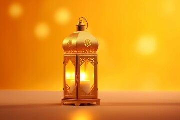 Eid mubarak and ramadan kareem greetings with islamic lantern and mosque. Eid al fitr background